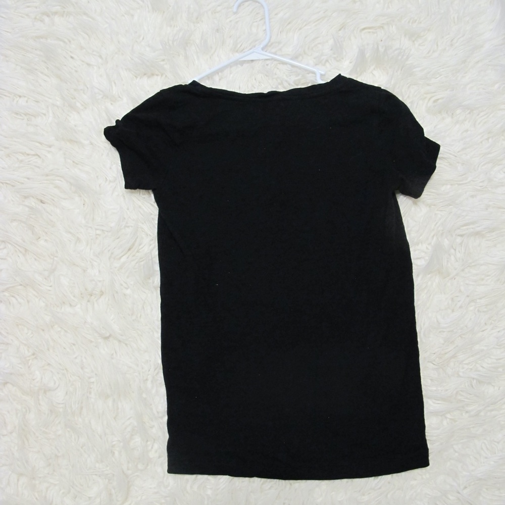 Women's Express staple Short Sleeve Black Shirt Top Size XS EUC - Picture 7 of 7